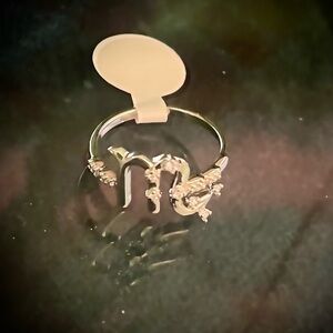 Fragrant Jewels Scorpio Sterling Silver Zodiac Ring Empty Candle Jar Set Size 6